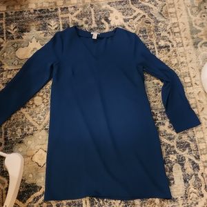 Navy blue business casual dress